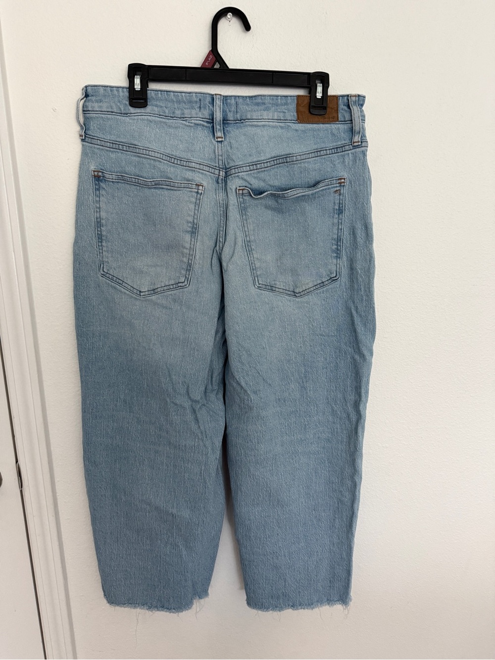 Madewell Women’s Curvy Perfect Vintage Wide Leg Crop Jeans Sz 31 - Picture 6 of 14